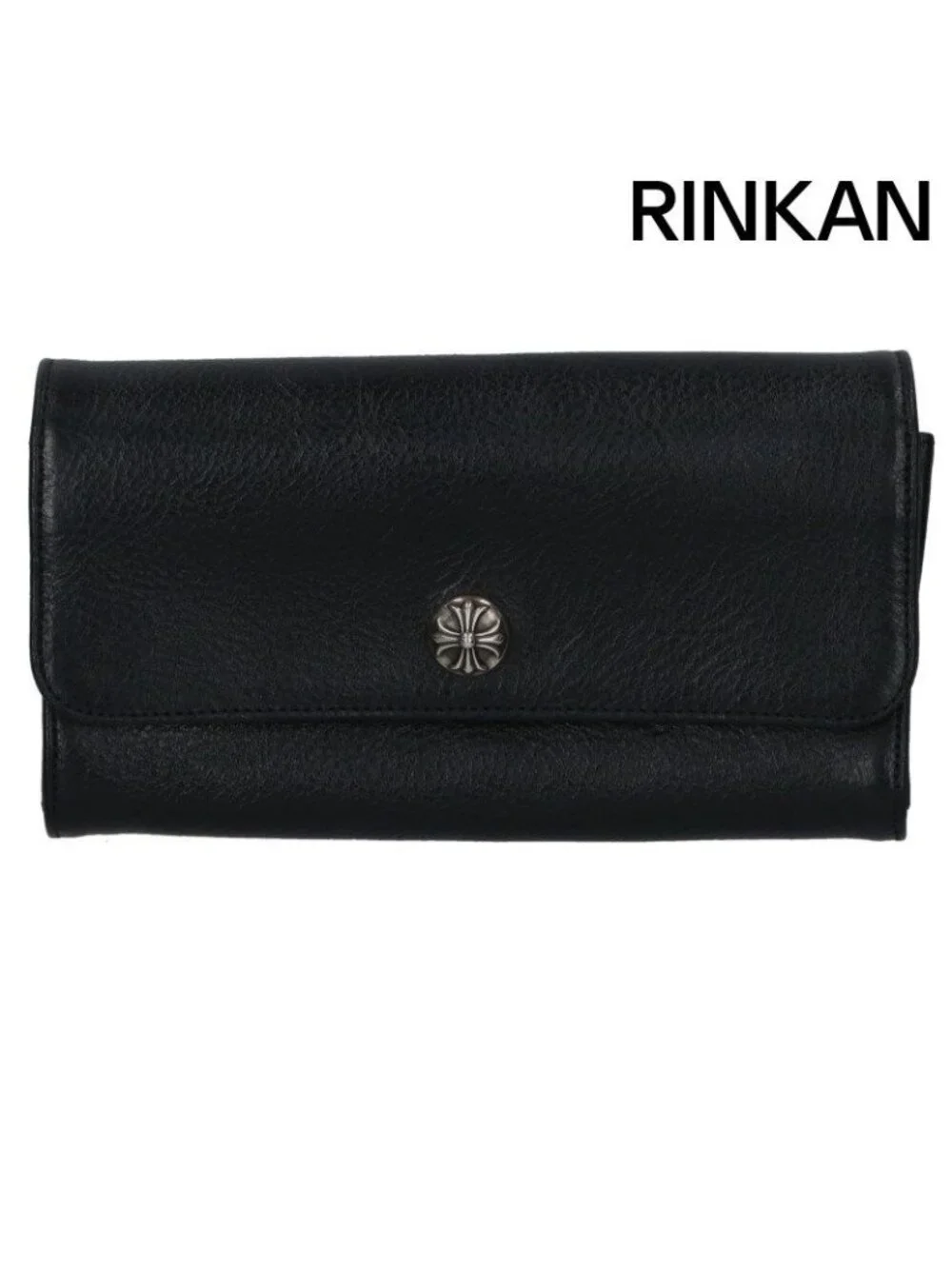 Chrome Hearts Judy Cross Ball Button Leather Wallet